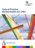 Code of Practice: Mental Health Act 1983