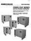 FERRO FIVE SERIES MOTIVE POWER CHARGERS. Installation and operating instructions for single phase and three-phase chargers 5-720