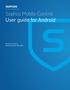 Sophos Mobile Control User guide for Android. Product version: 4
