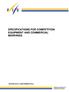 SPECIFICATIONS FOR COMPETITION EQUIPMENT AND COMMERCIAL MARKINGS