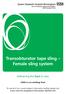 Transobturator tape sling Female sling system