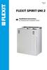 111538E-05 2012-11. Flexit SPIRIT UNI 2. Installation Instructions. Air Treatment Unit & Automatic Control