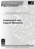 Employment and Support Allowance