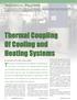 Thermal Coupling Of Cooling and Heating Systems