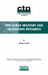 THE CUBAN MILITARY AND TRANSITION DYNAMICS