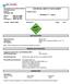 MATERIAL SAFETY DATA SHEET
