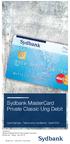 Sydbank MasterCard Private Classic Ung Debit