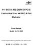 4+1 SATA II 300 IDE/PATA PCI-E. Combo Host Card w/ RAID & Port. Multiplier