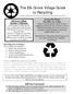 The Elk Grove Village Guide to Recycling