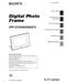 Digital Photo Frame DPF-D75/D85/D95/E75