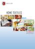 HOME TEXTILES PRODUCTION