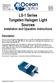 LS-1 Series Tungsten Halogen Light Sources Installation and Operation Instructions