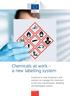 Chemicals at work a new labelling system