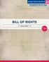 BILL OF RIGHTS. Lesson Plan GRADES 6-8