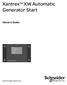 Xantrex TM XW Automatic Generator Start