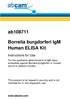 Borrelia burgdorferi IgM Human ELISA Kit