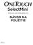 SelectMiniTM. Monitorovací systém hladiny glukózy v krvi NÁVOD NA POUŽITIE