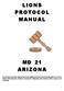 LIONS PROTOCOL MANUAL