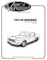 1967-68 MUSTANG WITHOUT FACTORY AIR 551168