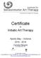 Certificate in. Initiatic Art Therapy. Apollo Bay - Victoria 2016-2018. Cornelia Elbrecht Art Therapist AThR, SEP