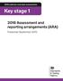 2016 national curriculum assessments. Key stage 1. 2016 Assessment and reporting arrangements (ARA) Published September 2015