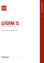 ACCESSORIES BROCHURE LIFEPAK 15 MONITOR/DEFIBRILLATOR. Genuine Accessories from Physio-Control PHYSIO-CONTROL IS A DIVISION OF MEDTRONIC