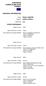 EUROPEAN CURRICULUM VITAE FORMAT