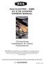 AGA ELECTRIC - AIMS EC & EE COOKER OWNERS MANUAL