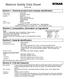 Material Safety Data Sheet