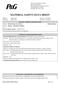 MATERIAL SAFETY DATA SHEET