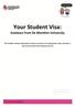 Your Student Visa: Guidance from De Montfort University