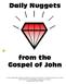 Daily Nuggets. from the Gospel of John