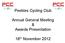 Peebles Cycling Club. Annual General Meeting & Awards Presentation. 16 th November 2012