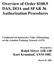 Overview of Order 8100.9 DAS, DOA and SFAR 36 Authorization Procedures
