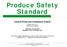 Produce Safety Standard