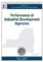 Performance of Industrial Development Agencies