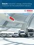 Bosch: Industrial, energy, and building solutions for the automotive industry