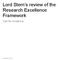 Lord Stern s review of the Research Excellence Framework. Call for evidence