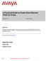 A Practical Guide to Power Over Ethernet (PoE) by Avaya