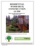 RESIDENTIAL WOOD DECK CONSTRUCTION GUIDE