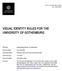 VISUAL IDENTITY RULES FOR THE UNIVERSITY OF GOTHENBURG