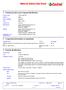 Material Safety Data Sheet