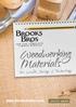 Woodworking. Materials. For Craft, Design & Technology. www.brookstimber.com