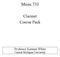 Music 733. Clarinet Course Pack