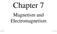 Chapter 7. Magnetism and Electromagnetism ISU EE. C.Y. Lee