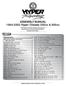 ASSEMBLY MANUAL 1994-2002 Hyper Chassis 250cc & 600cc