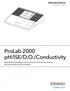 ProLab 2000 ph/ise/d.o./conductivity