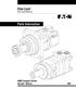 Char-Lynn Disc Valve Motors. Parts Information. 4000 Compact Series