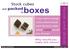 boxes Stock cubes food and drink are packed in If you had to design a box which would hold 36 stock cubes which cuboid would you choose?