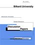 No: 10 04. Bilkent University. Monotonic Extension. Farhad Husseinov. Discussion Papers. Department of Economics